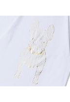 Gold Big Radog T-Shirt Pattern White