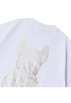 Gold Big Radog T-Shirt Pattern White