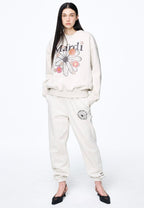 Sweatshirt FlowerMardi Blossom Oatmeal Black