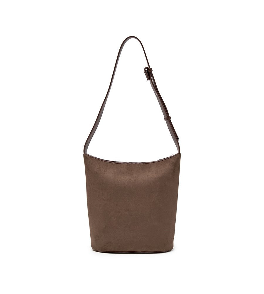 Basic Suede Bucket Bag NY Yankees Brown