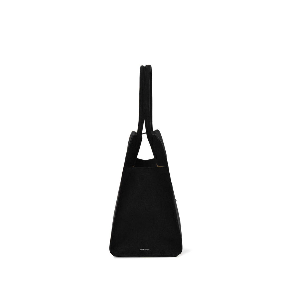 Blanc Large Suede Black
