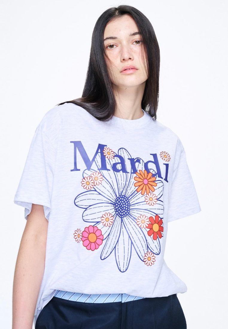 Tshirt FlowerMardi Blossom Heather Navy