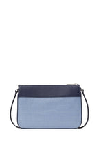 Leila Triple Gusset Crossbody Indigo Shadow Multi
