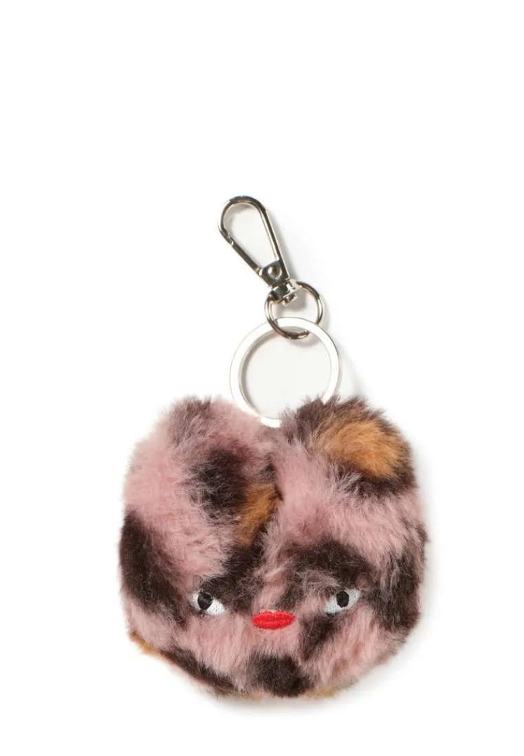 [DEFECT SALE 419] Tokiyom keychain Leopard Pink