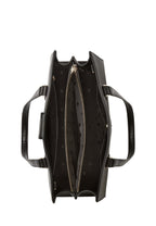 Perry Leather Medium Satchel Black