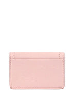 Groove Leather Business Card Case Peach Whip