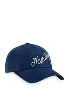 New York Yankees Fanatics Branded Navy Iconic Script Adjustable Hat