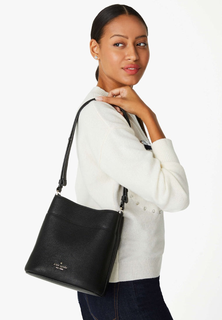 Leila Small Bucket Bag Black