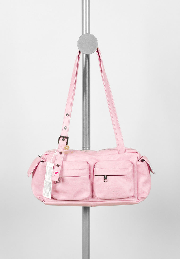 [DEFECT SALE 306] Pocket Utility Bag M Brushed Pink
