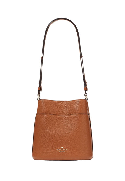 Leila Small Bucket Bag Warm Gingerbread