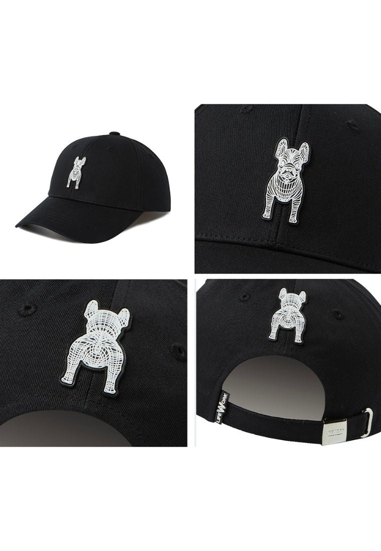 Standing Radog Ball Cap Black
