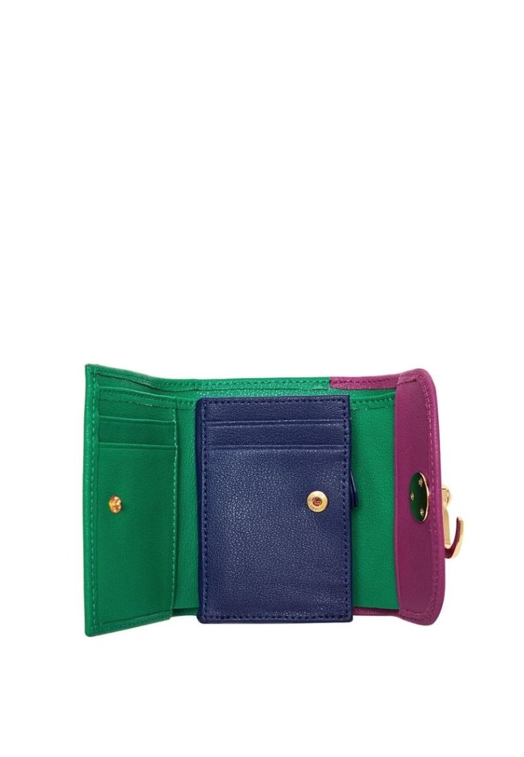 Half Wallet Multi Fuscia