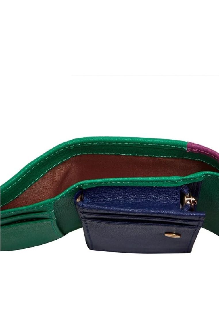 Half Wallet Multi Fuscia