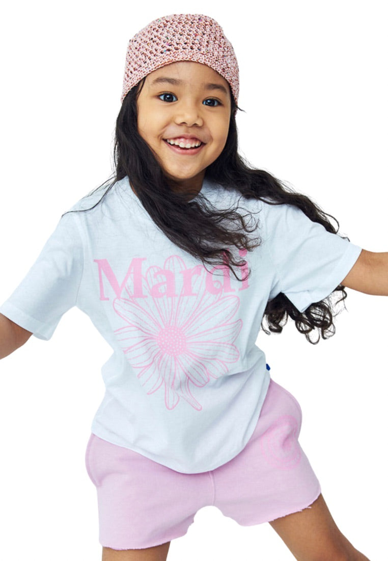 [KIDS] Tshirt FlowerMardi White Pink