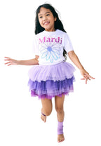 [KIDS] Tshirt FlowerMardi Gradation White Purple