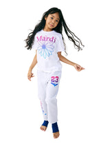 [KIDS] Tshirt FlowerMardi Gradation White Purple