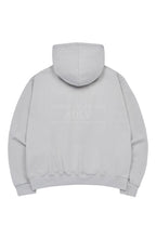 Three Boucle Bear Hoodie Light Grey