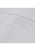 Three Boucle Bear Hoodie Light Grey