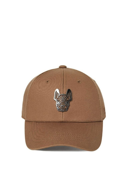 Metal Radog Face Ball Cap Brown