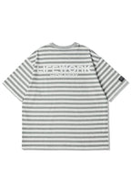 Radog Wappen Stripe T-Shirt Melange Grey