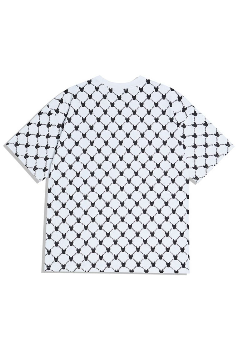 Monogram Pattern T-Shirt White