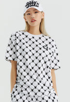 Monogram Pattern T-Shirt White