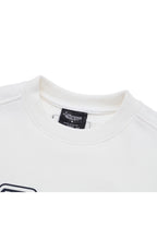 The Powerpuff Girls x Acmedelavie Logo Crop Sweatshirt Cream