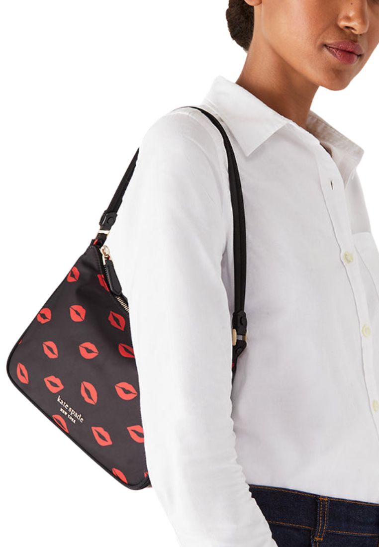 The Little Better Sam Kisses Small Shoulder Bag Black Multi