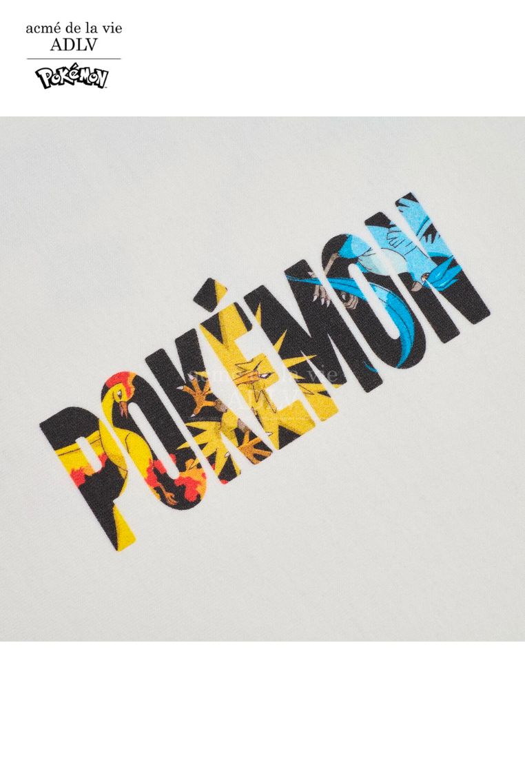 Pokémon LEGENDARY POKÉMON Short Sleeve T-Shirt Cream