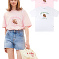 Overfit T-Shirt Hawaiian Music