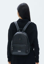 Modern Eco Leather Backpack Black