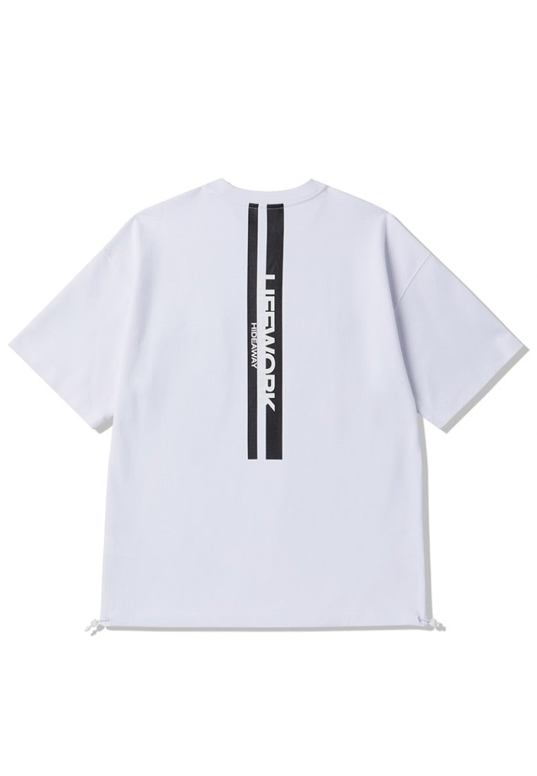 Mesh Pocket T-Shirt White