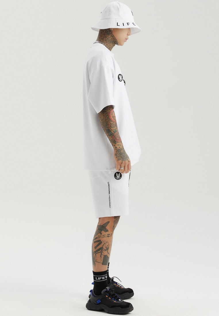 Mesh Pocket T-Shirt White