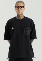 Mesh Pocket T-Shirt Black