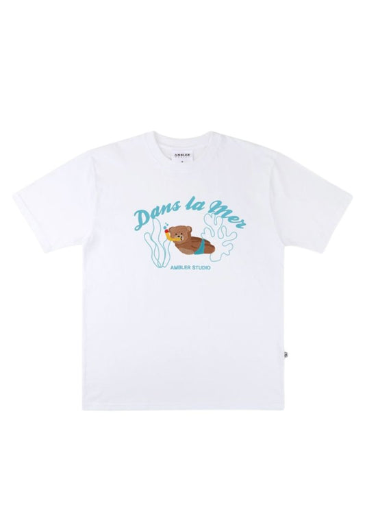 Overfit T-Shirts [Dans La Mer] White