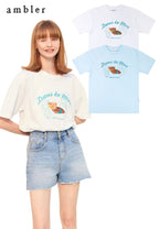 Overfit T-Shirts [Dans La Mer] White