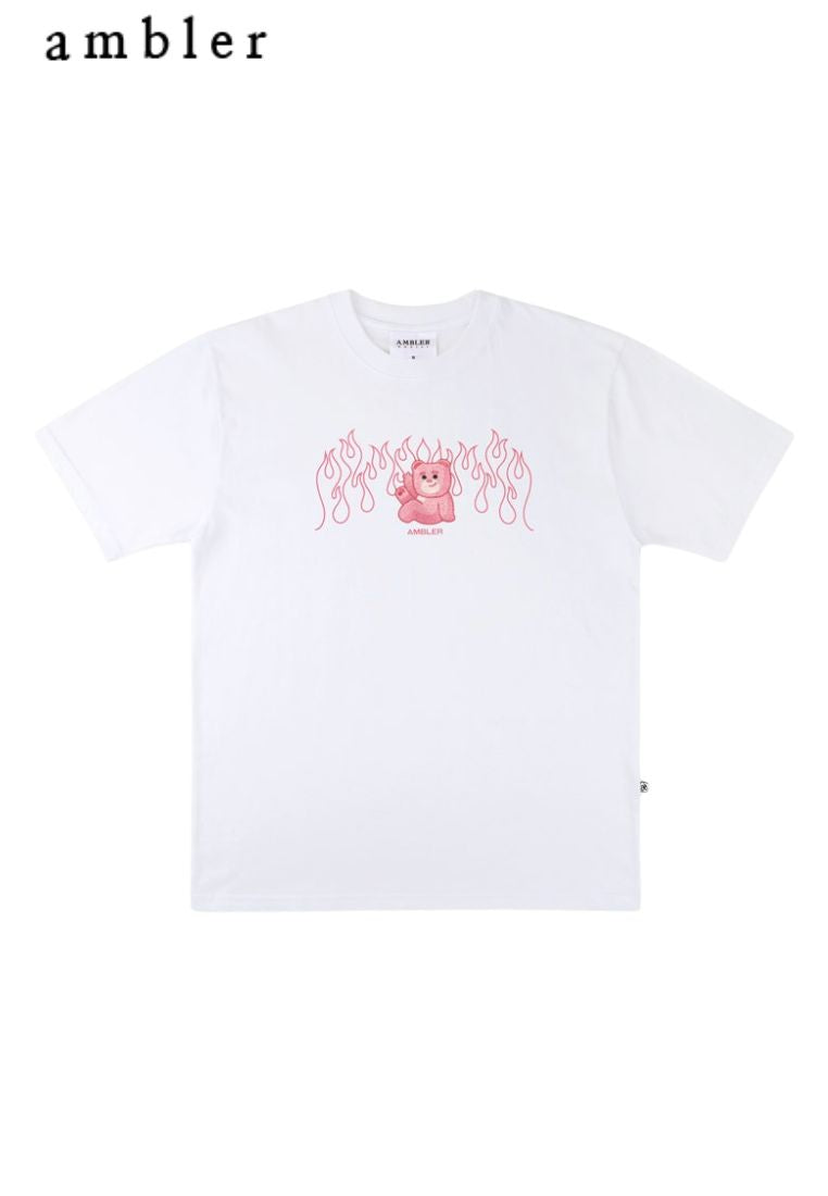 Overfit T-Shirts [BLAZE] White