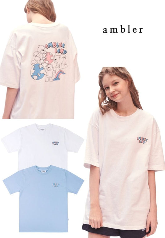 Overfit T-Shirt Ambler Land White