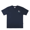Overfit T-Shirt [Five Flowers] Navy