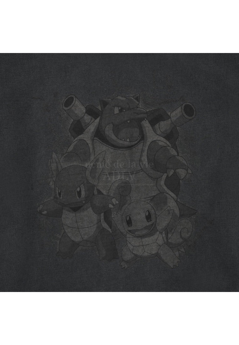 Pokémon KKOBUGI EVOLUTION Pigment Hoodie Charcoal