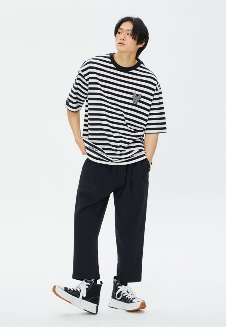 Radog Wappen Stripe T-Shirt Black