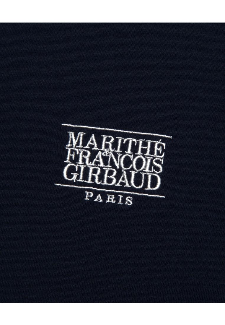 W Classic Logo Ringer Tee Navy