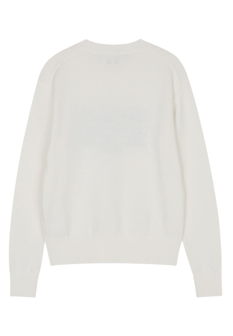 Classic Logo Knit Pullover Ivory