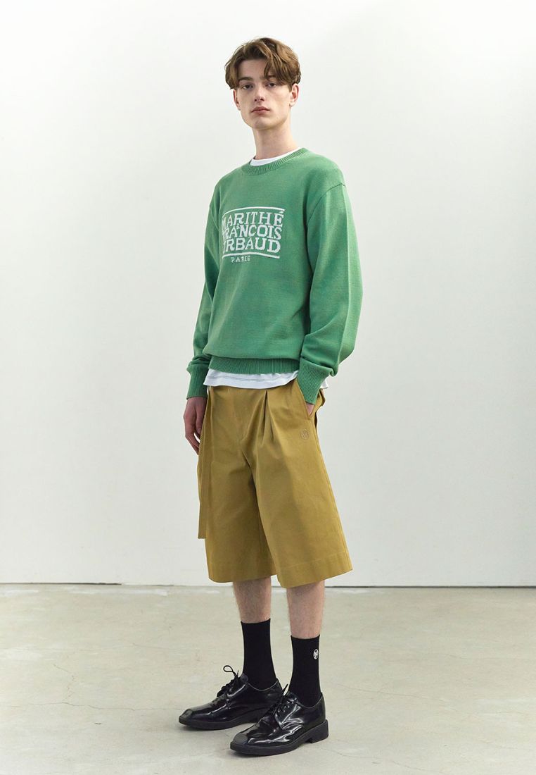 Classic Logo Knit Pullover Green