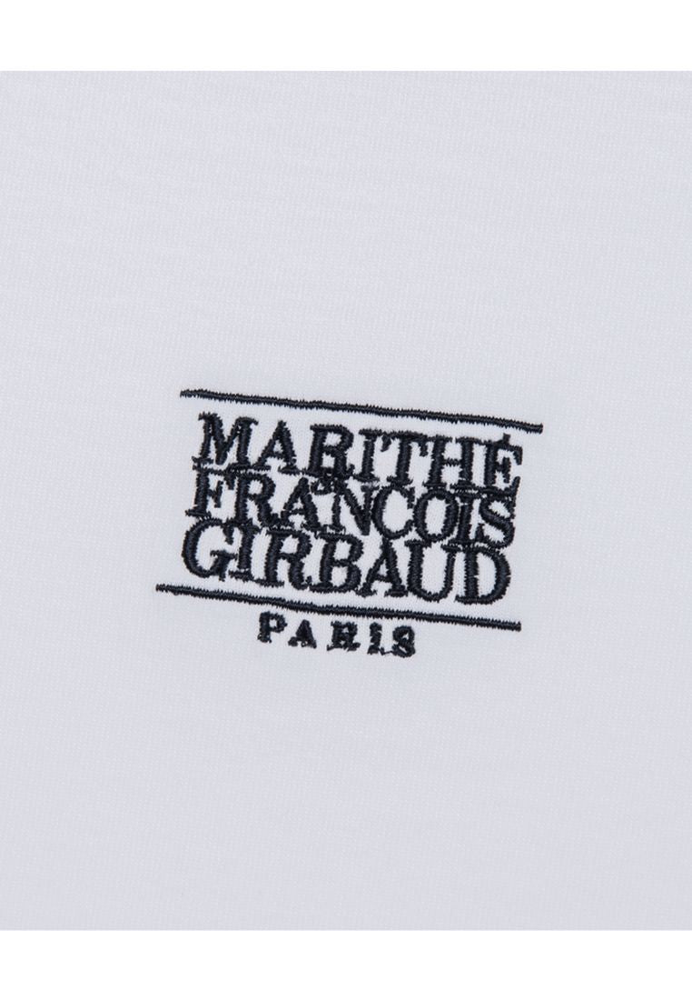 W Classic Logo Ringer Tee White