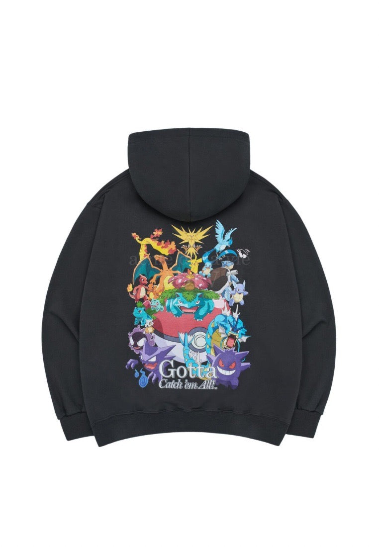Pokémon GOTTA HOODIE Charcoal