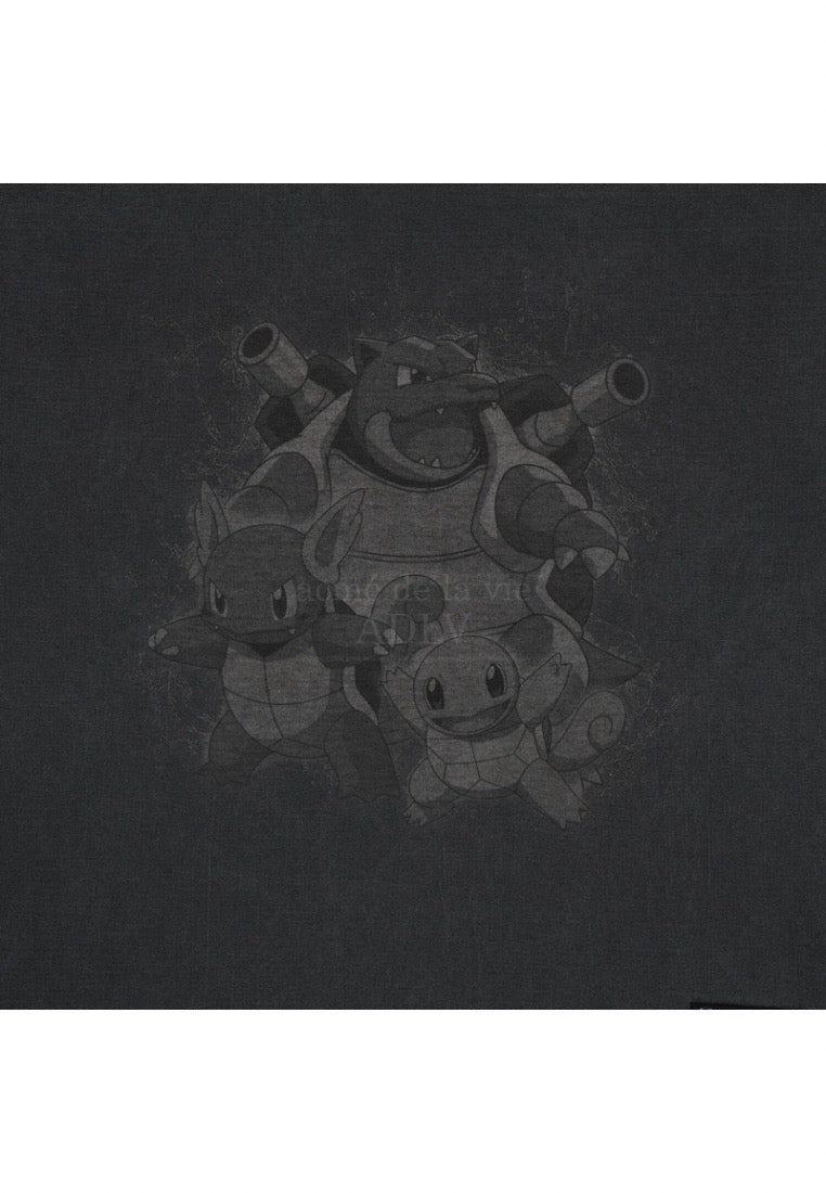 Pokémon KKOBUGI EVOLUTION PIGMENT Short Sleeve T-Shirt Charcoal