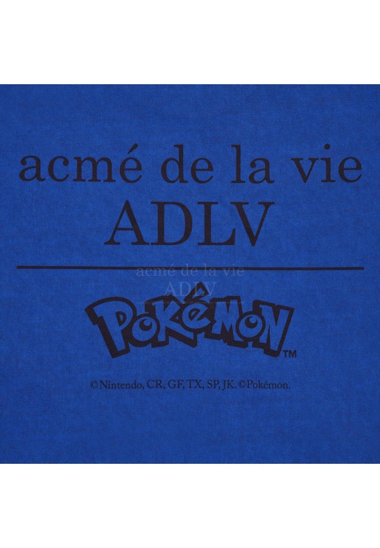 Pokémon KKOBUGI EVOLUTION PIGMENT Short Sleeve T-Shirt Blue