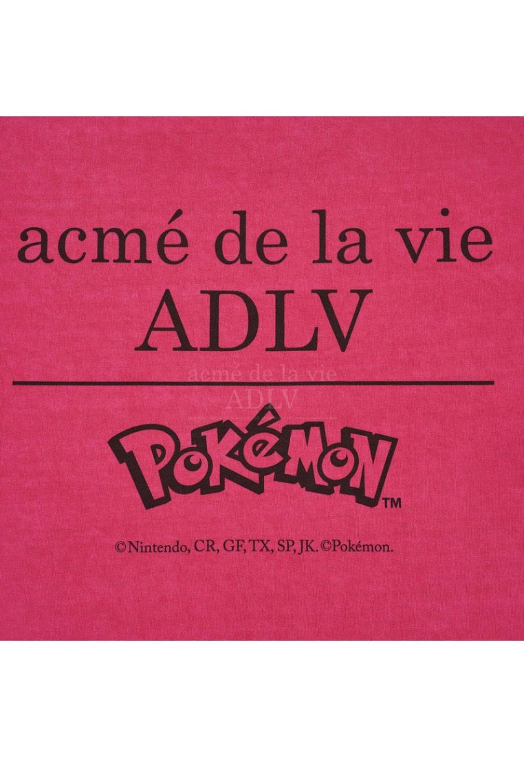 Pokémon FAIRI EVOLUTION PIGMENT Short Sleeve T-Shirt Pink