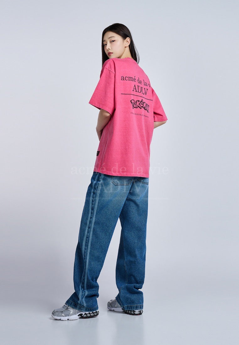 Pokémon FAIRI EVOLUTION PIGMENT Short Sleeve T-Shirt Pink